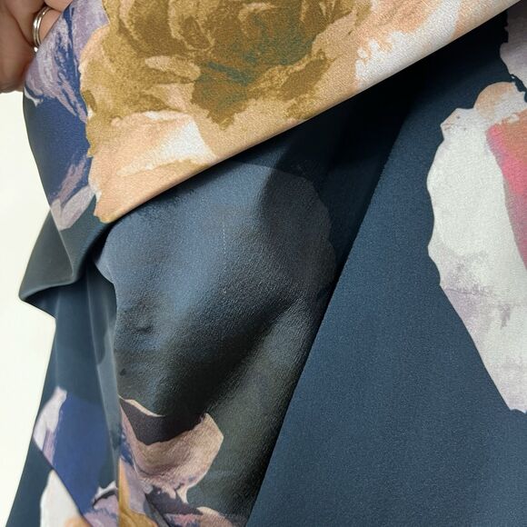 Keepsake The Label One Shoulder Mini Dress Navy Blue Women’s M - Picture 4 of 16